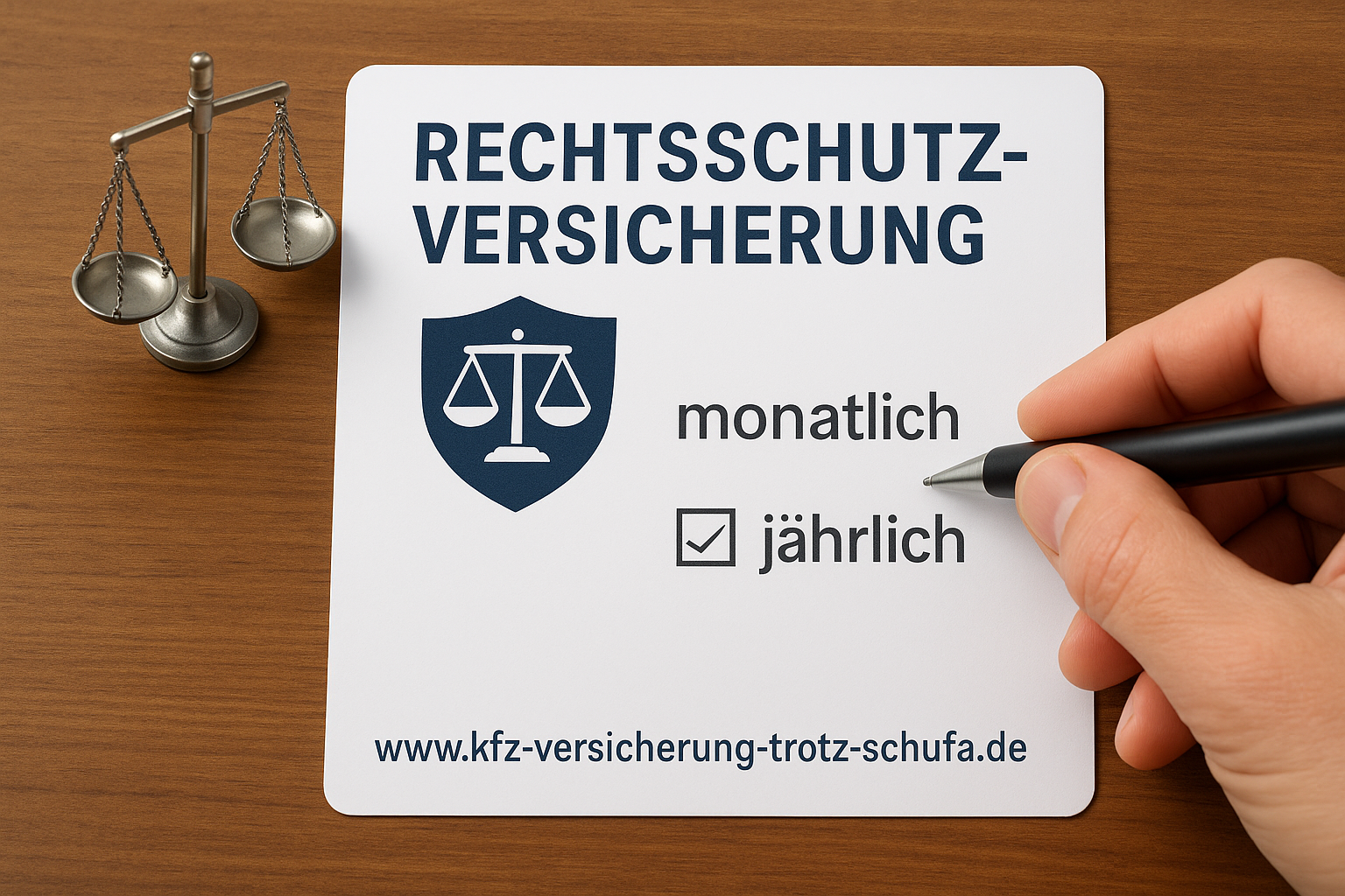 Rechtsschutzversicherung ohne Bonitätsprüfung